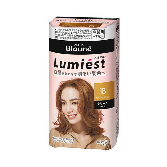 Kao Bione Lumiest Hair Color 1B Natural Brown 108g