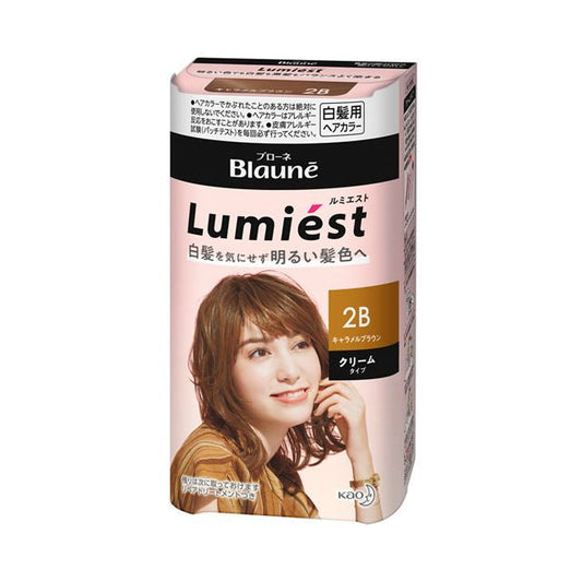 Kao Bione Lumiest Hair Color 2B Caramel Brown 108g