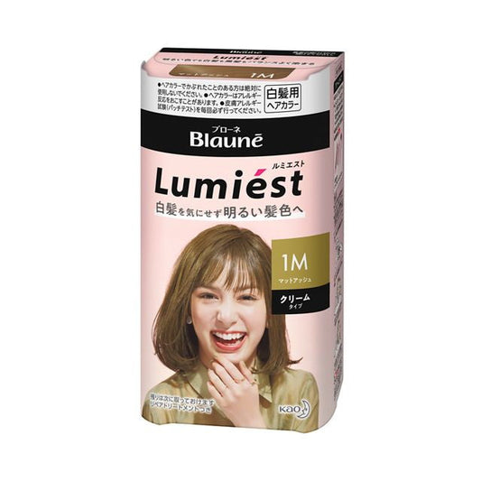 Kao Bione Lumiest Hair Color 1M Matte Ash 108g