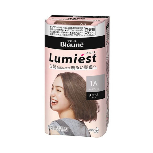 Kao Bione Lumiest Hair Color 1A Cool Ash 108g