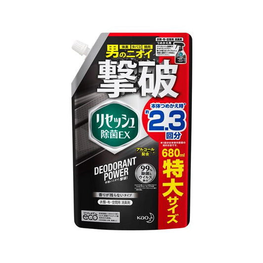 Kao Resesh Deodorant EX Non-Residual Fragrance Spout 680ml