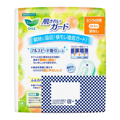 Kao Laurier Skin Guard Day Use Without Wings 28 Pieces x 2 Packs