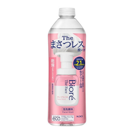Kao Biore The Face Foaming Cleanser Deep Moist Refill 340ml