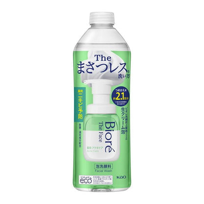 Kao Biore The Face Foaming Cleanser Acne Care Refill 340ml