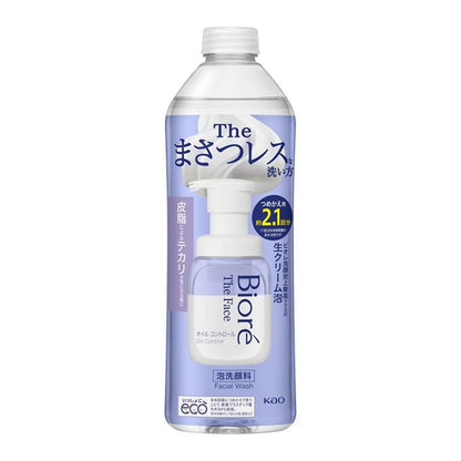 Kao Biore The Face Foaming Wash Oil Control Refill 340ml