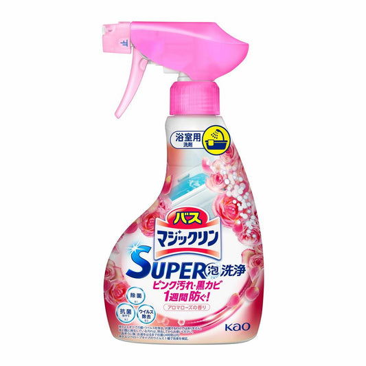 Kao Bath Magic Lin SUPER Foam Cleaner Aroma Rose Scent 350ml