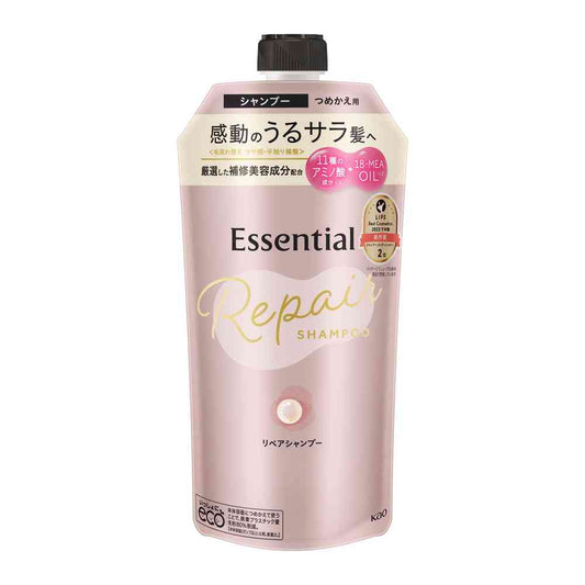 Kao Essential Repair Shampoo Refill 340ml