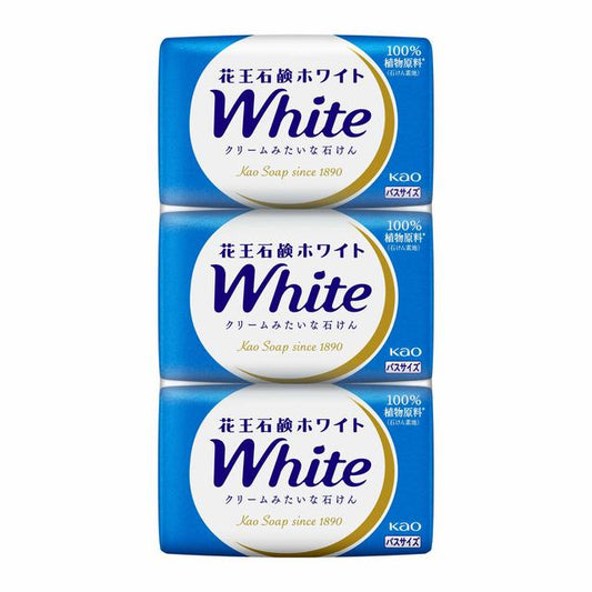 Kao Soap White Bath Size 3-Pack