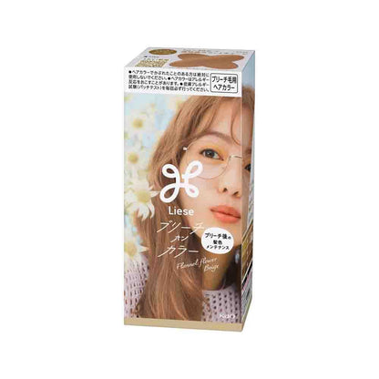 Kao Liese Bleach On Color Flannel Flower Beige 108ml (Quasi-Drug)