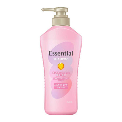 Kao Essential Soft and Moist Shampoo Pump 450ml