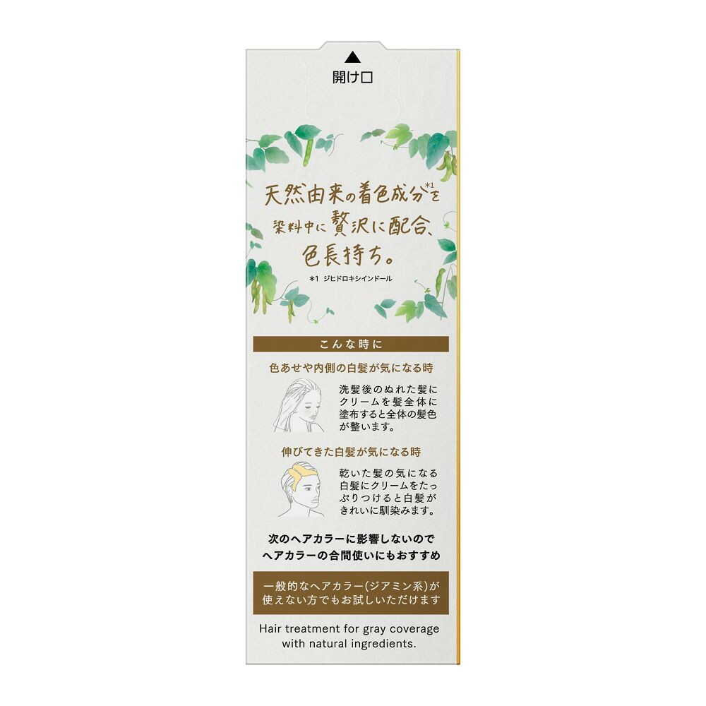 BLOOME Naturila Color Treatment for Gray Hair Dark Brown Refill 155g