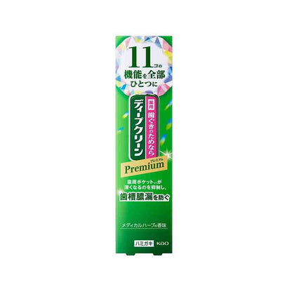 Kao Deep Clean Premium Medicinal Toothpaste Medical Herb Flavor 85g