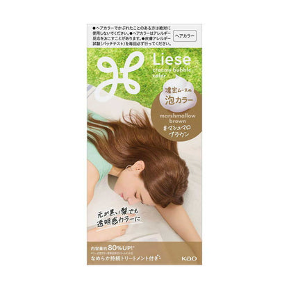 [Quasi-Drug] Kao Liese Bubble Color Marshmallow Brown 115ml