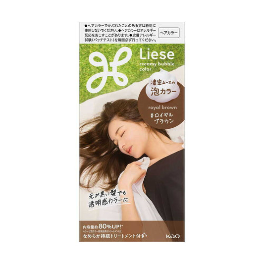 [Quasi-Drug] Kao Liese Bubble Color Royal Brown 115ml
