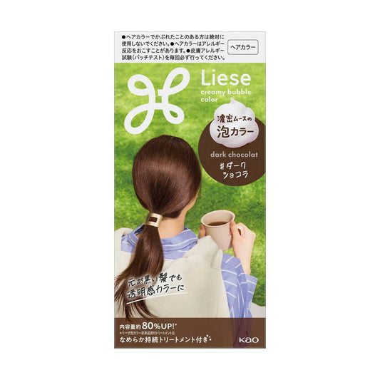 [Quasi-Drug] Kao Liese Bubble Color Dark Chocolate 115ml