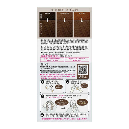 [Quasi-Drug] Kao Liese Bubble Color Dark Chocolate 115ml