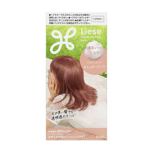Kao Liese Bubble Color Sugar Pink 115ml