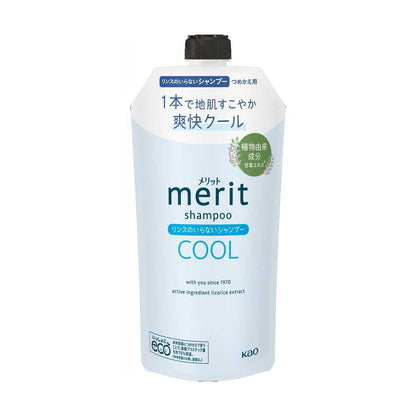 [Quasi-drug] Kao Merit Rinse-Free Shampoo Cool Refill 320ml