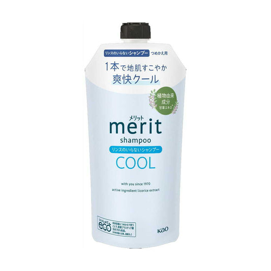 [Quasi-drug] Kao Merit Rinse-Free Shampoo Cool Refill 320ml