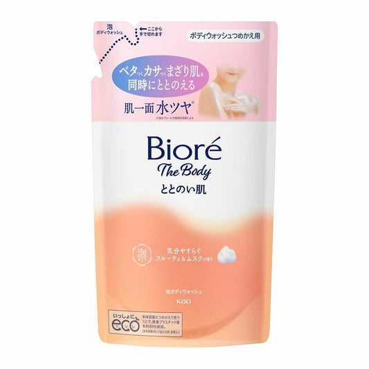 Kao Biore The Body Skin Balancing Foam, Fruity & Musk Scent, Refill, 440ml