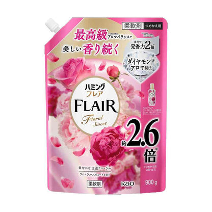 Kao Humming Flair Floral Sweet Spout Pouch 900g