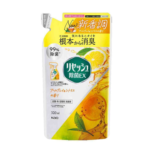 Kao Resesh Antibacterial EX Earl Grey & Citrus Scent Refill 320ml