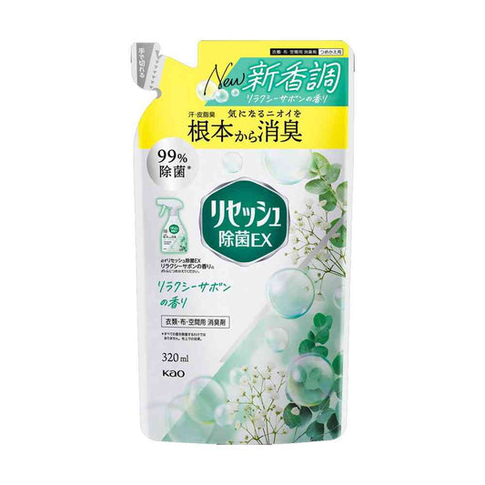 Kao Resesh Antibacterial EX Relaxing Soap Scent Refill 320ml