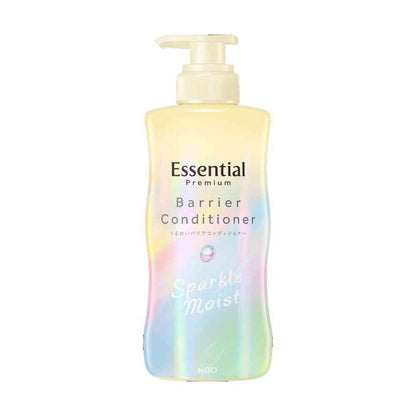 Kao Essential Premium Moisture Barrier Conditioner Sparkle Moist Pump 430ml