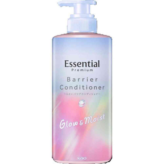 Kao Essential Premium Moisture Barrier Conditioner Glow & Moist Pump 450ml