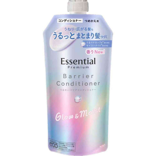 Kao Essential Premium Moisture Barrier Conditioner Glow & Moist Refill 340ml