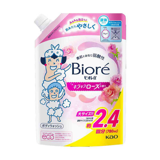 Kao Biore U Sparkling Rose Scent Refill 780ml