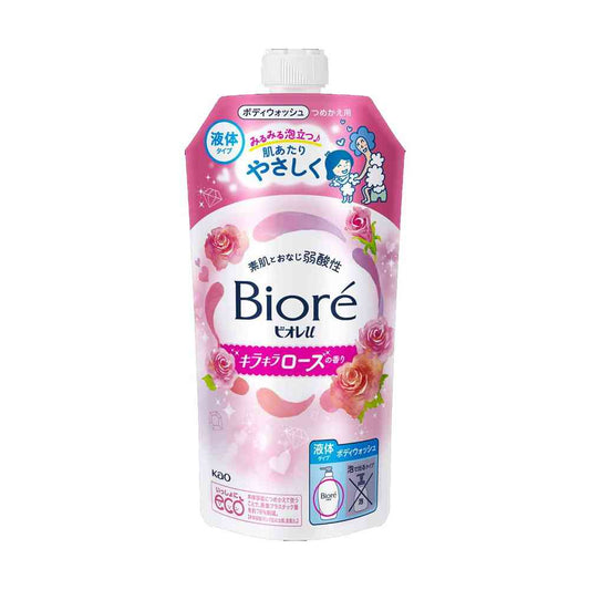 Kao Biore U Sparkling Rose Scent Refill 320ml