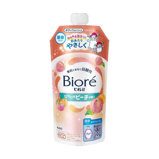 Kao Biore U Juicy Peach Scent Refill 320ml