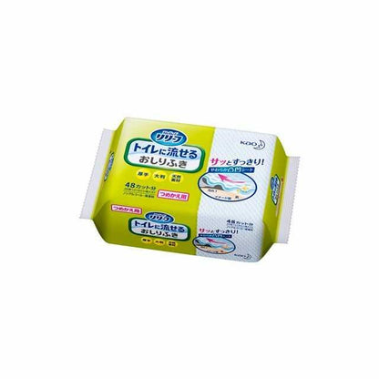Relief Flushable Wet Wipes Refill - 24 Sheets