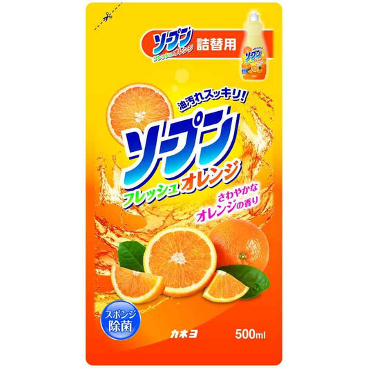 Kaneyo Soap Soap'n Fresh Orange Refill 500ml