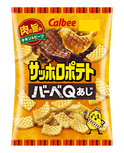 Calbee Sapporo Potato Barbeque Flavor 72g