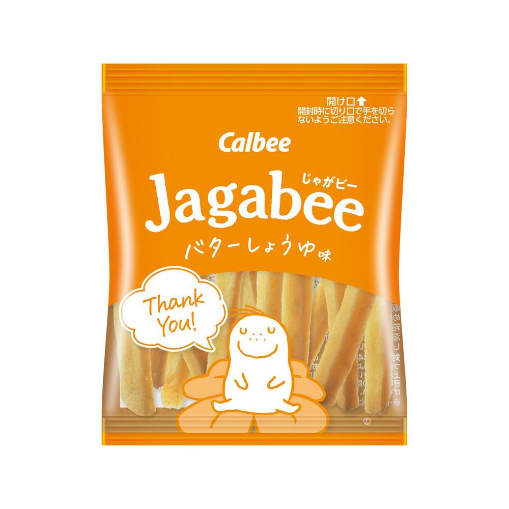 Calbee Jagabee Butter Soy Sauce Flavor 75g (15g x 5 Bags)