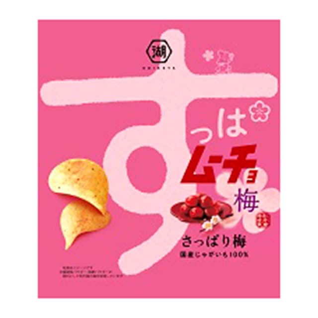 Koikeya Suppa Mucho Chips Refreshing Plum 55g