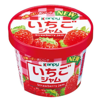 Kanpy Paper Cup Jam Strawberry 130g