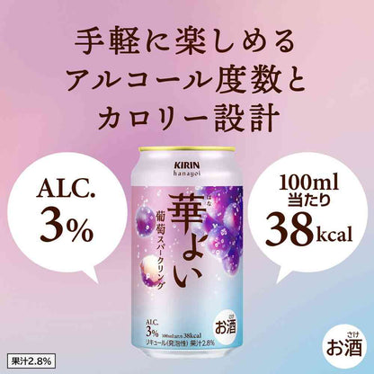 Kirin Hanayoi Grape Sparkling 350ml