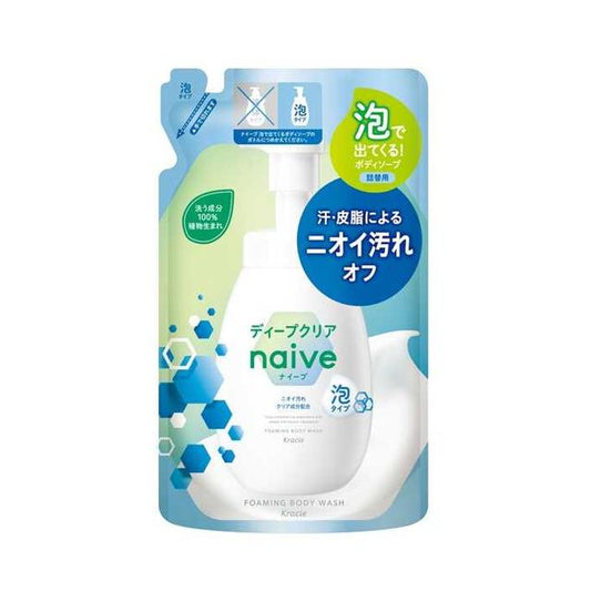 Naive Deep Clear Foaming Body Soap Refill
