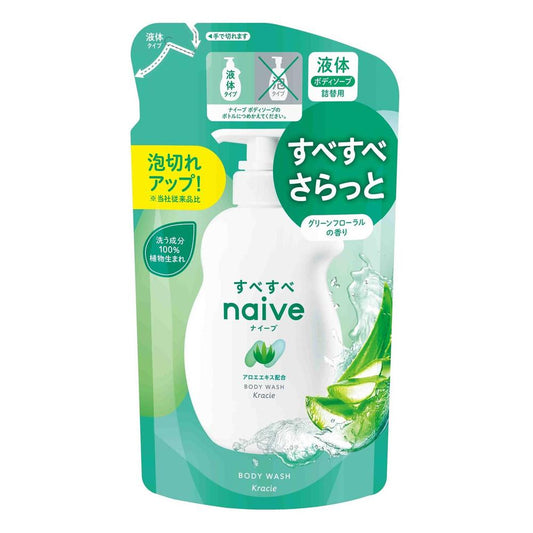 Naive Body Soap Aloe Extract Refill 360ml