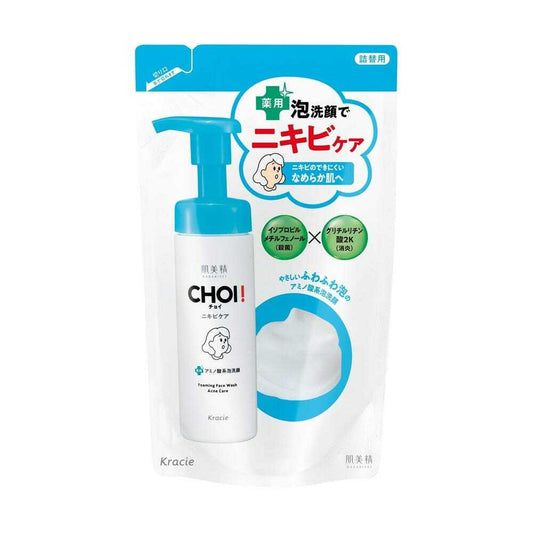 [Quasi-drug] Hadabisei CHOI Medicinal Foam Cleanser Acne Care Refill 140ml