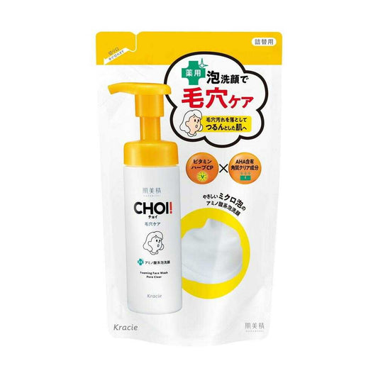 [Quasi-drug] Hadabisei CHOI Medicinal Foam Cleanser Skin & Pore Care Refill 140ml