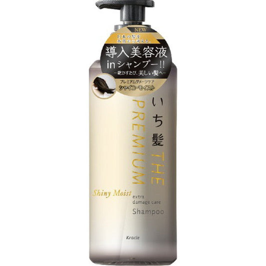 Kracie Ichikami Premium Extra Damage Care Shampoo Pump 480ml