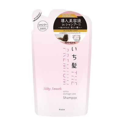 Kracie Ichikami Premium Silky Smooth Shampoo Refill 340ml