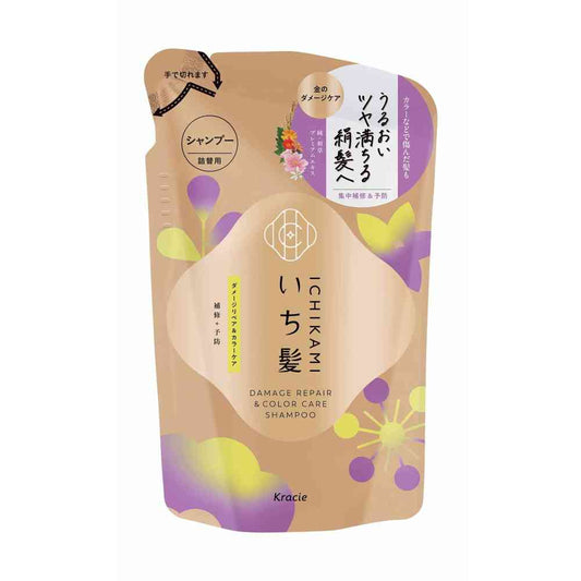 Kracie Ichikami Damage Repair & Color Care Shampoo Refill 320ml