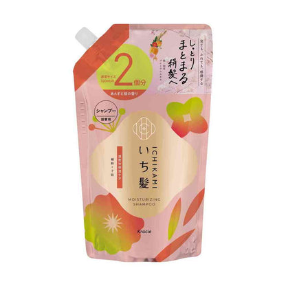 Kracie Ichikami Rich W Moisture Care Shampoo Refill 640ml