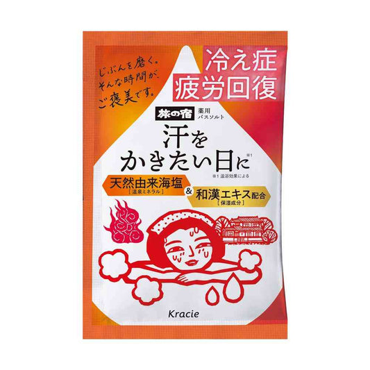 [Quasi-Drug] Kracie Tabino Yado Medicinal Bath Salt Sweating Thermal Bath 35g