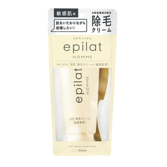 Epilat Homme Medicated Hair Removal Cream for Sensitive Skin 150g